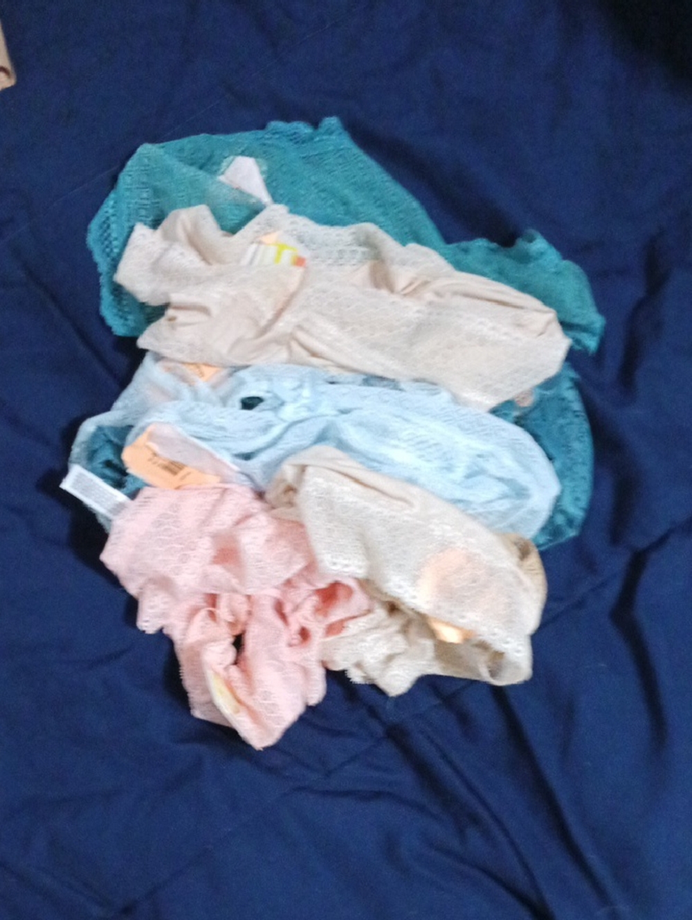 Lace Bikini Panty Lot - Pastels & Teal